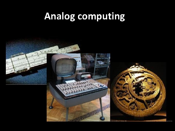 Analog computing 