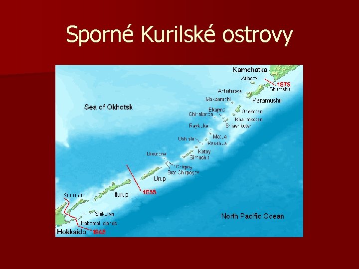 Sporné Kurilské ostrovy 