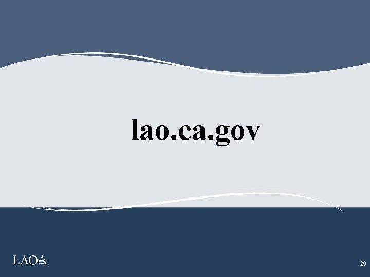 lao. ca. gov 29 