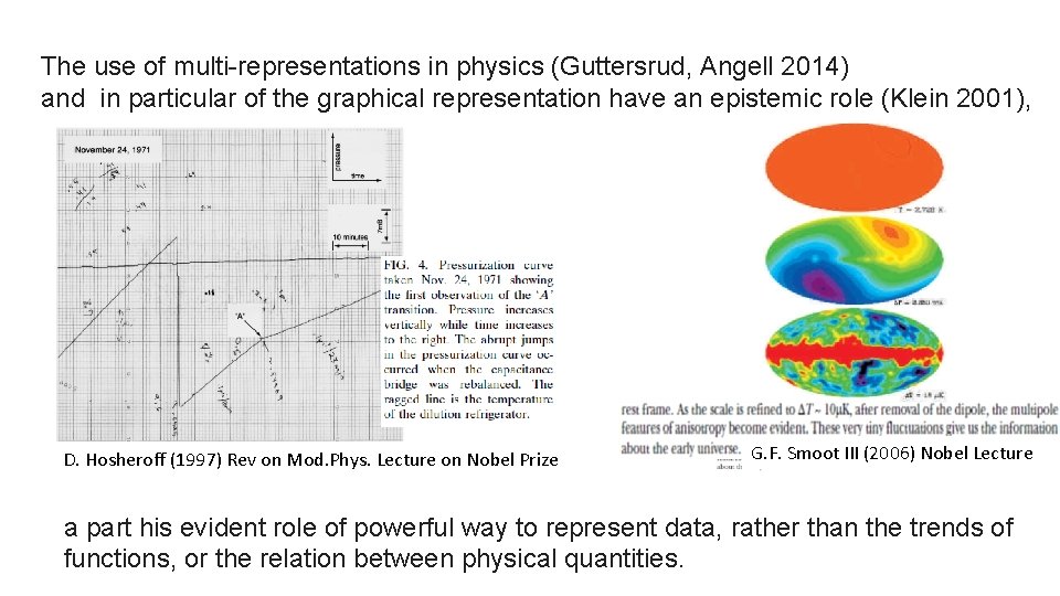 The use of multi-representations in physics (Guttersrud, Angell 2014) and in particular of the