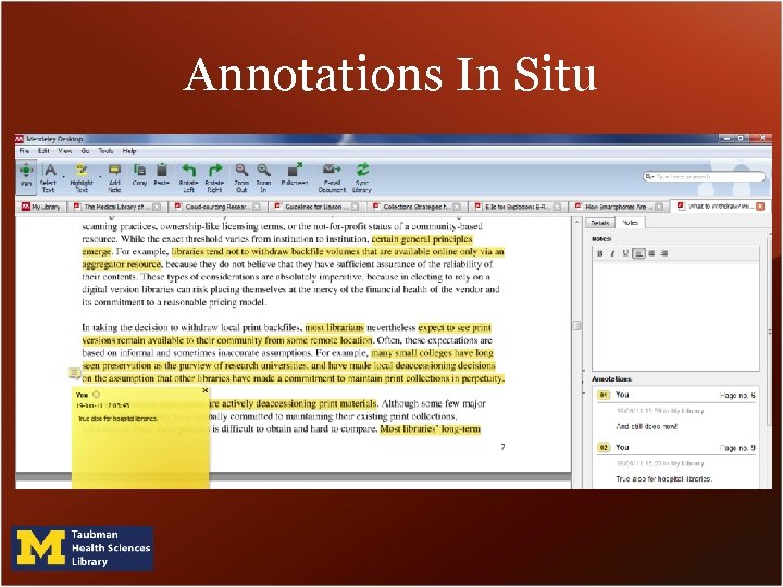 Annotations In Situ 
