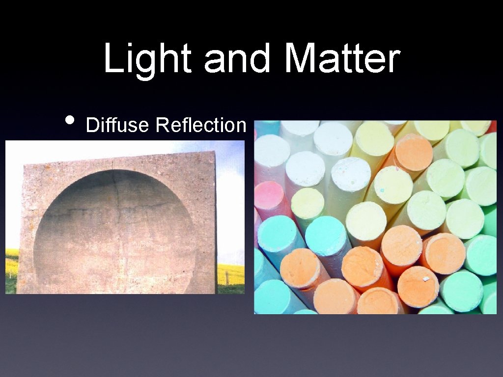 Light and Matter • Diffuse Reflection 