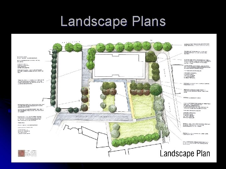 Landscape Plans Landscape Plans