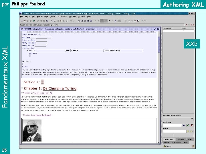 Fondamentaux XML par Philippe Poulard 25 Authoring XML XXE 