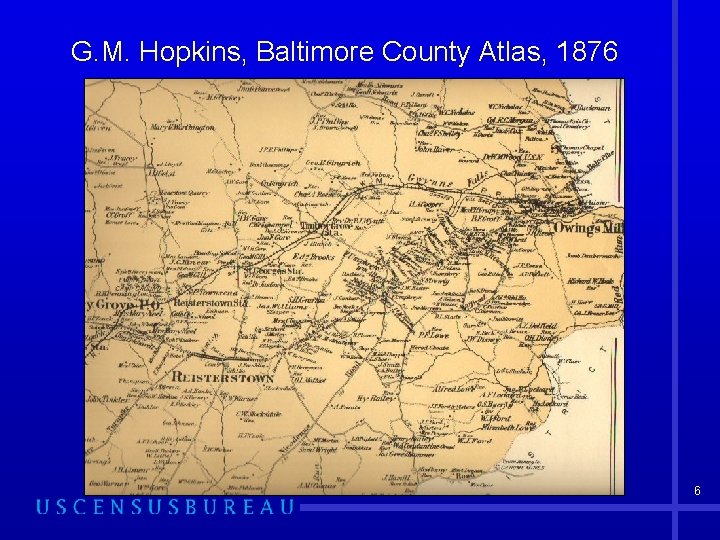 G. M. Hopkins, Baltimore County Atlas, 1876 6 