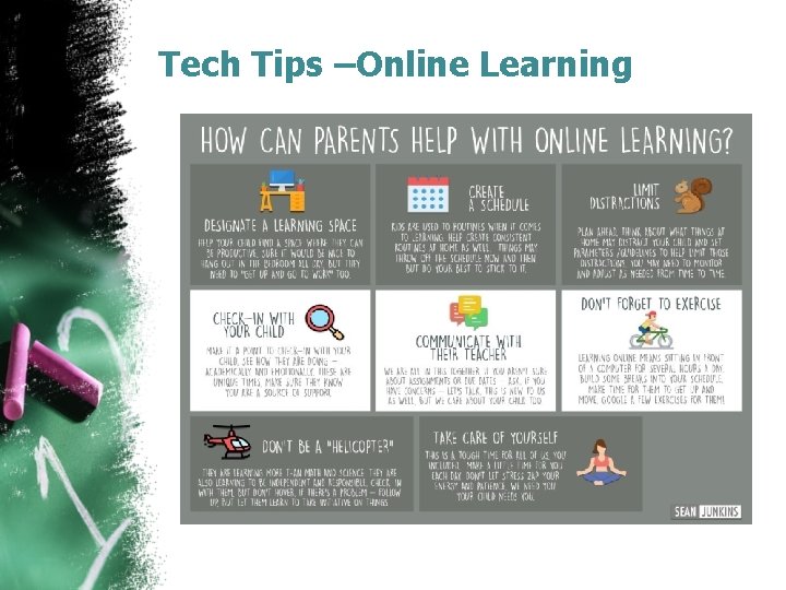 Tech Tips –Online Learning 