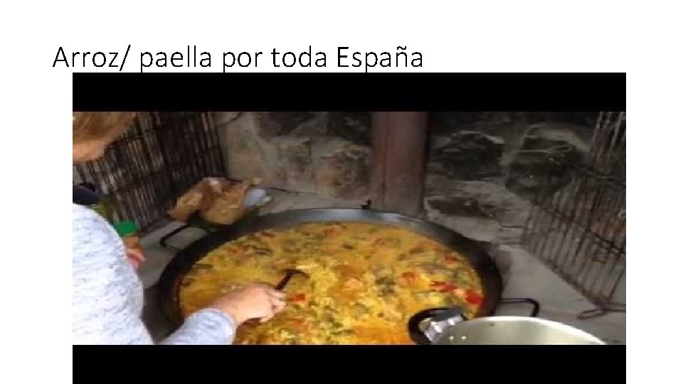 Arroz/ paella por toda España 