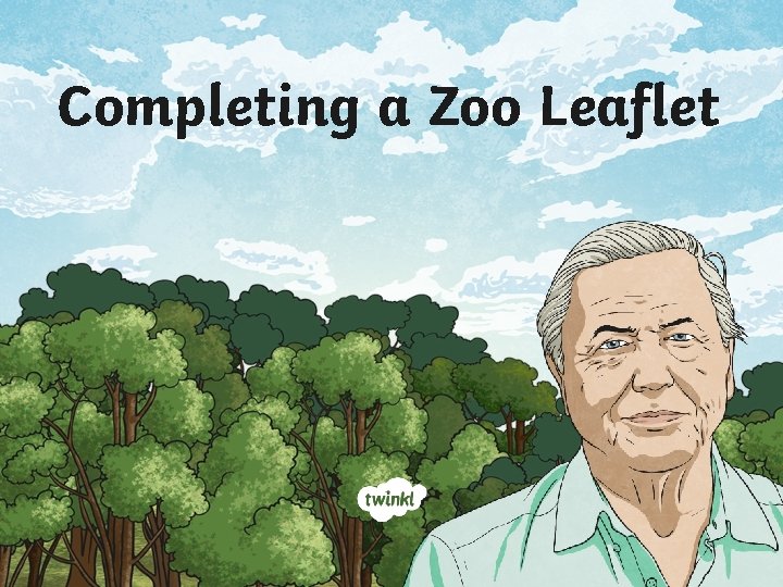 Completing a Zoo Leaflet 