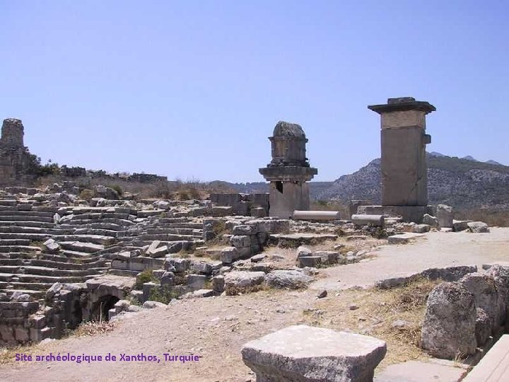 Site archéologique de Xanthos, Turquie 
