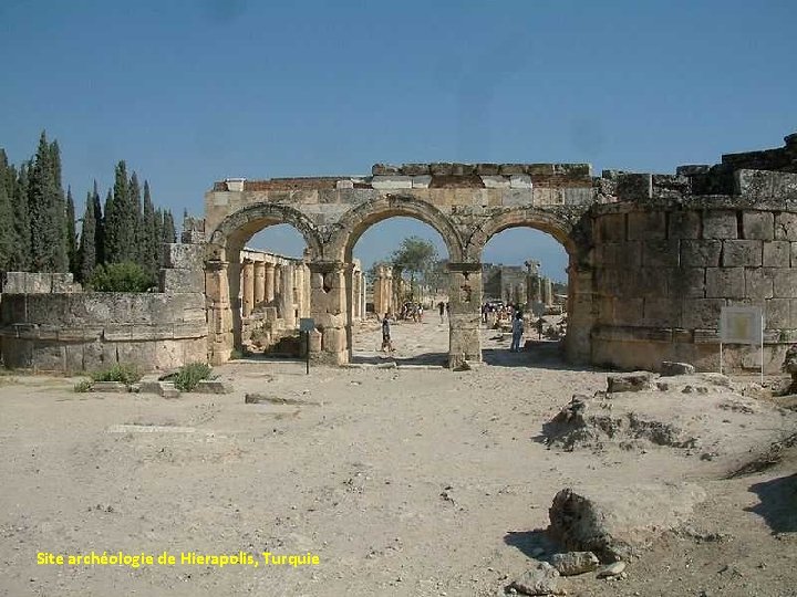 Site archéologie de Hierapolis, Turquie 