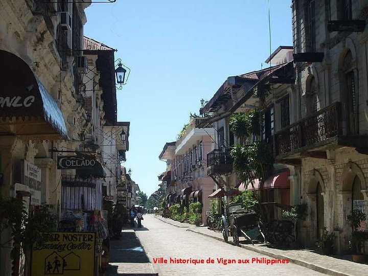 Ville historique de Vigan aux Philippines 