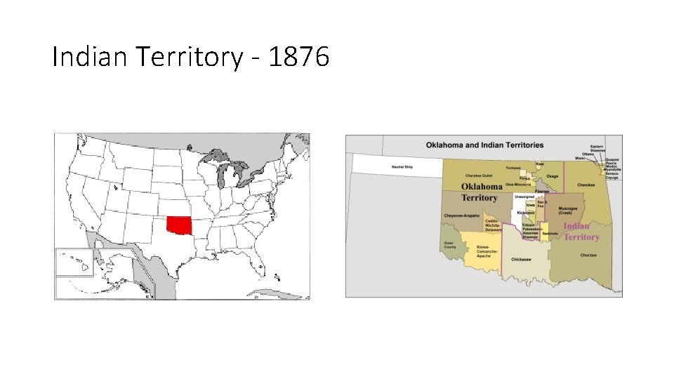 Indian Territory - 1876 
