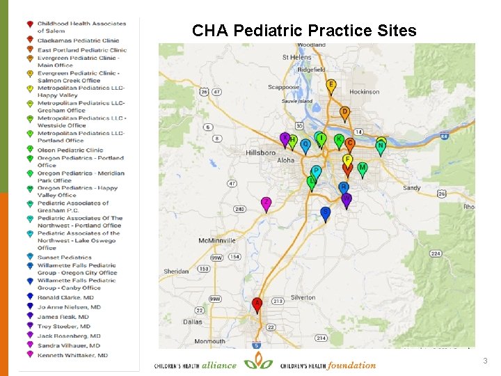 CHA Pediatric Practice Sites 3 