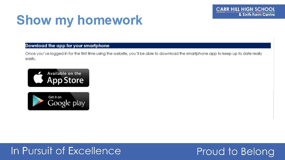 Show my homework 