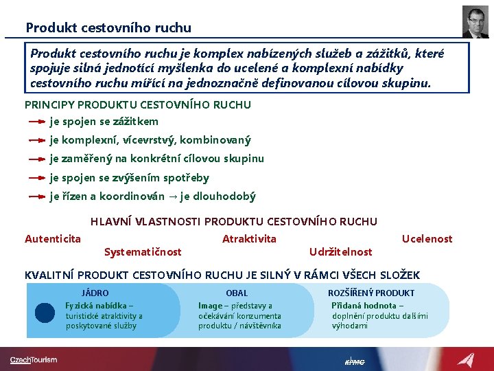 Produkt cestovního ruchu je komplex nabízených služeb a zážitků, které spojuje silná jednotící myšlenka