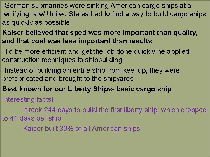 -German submarines were sinking American cargo ships at a terrifying rate/ United States had