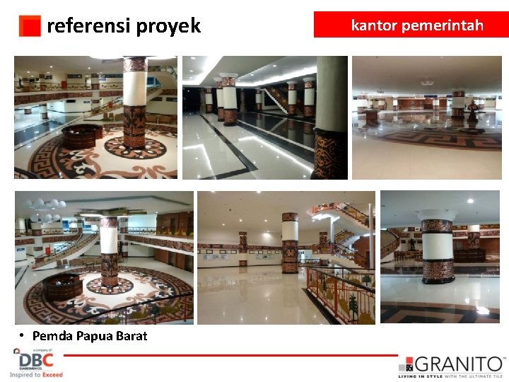 referensi proyek • Pemda Papua Barat kantor pemerintah 