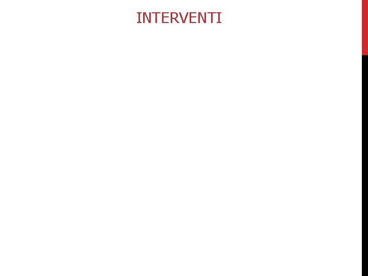 INTERVENTI 