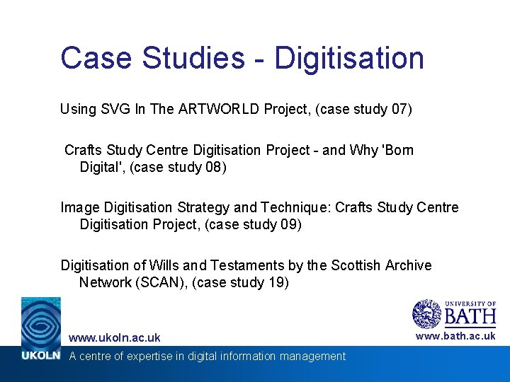 Case Studies - Digitisation Using SVG In The ARTWORLD Project, (case study 07) Crafts