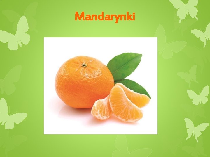 Mandarynki 