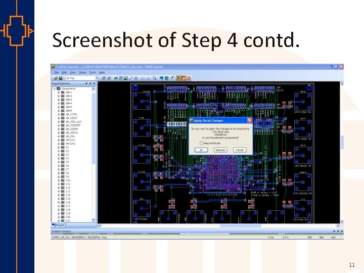 Screenshot of Step 4 contd. st Robu Low er Pow VLSI 11 