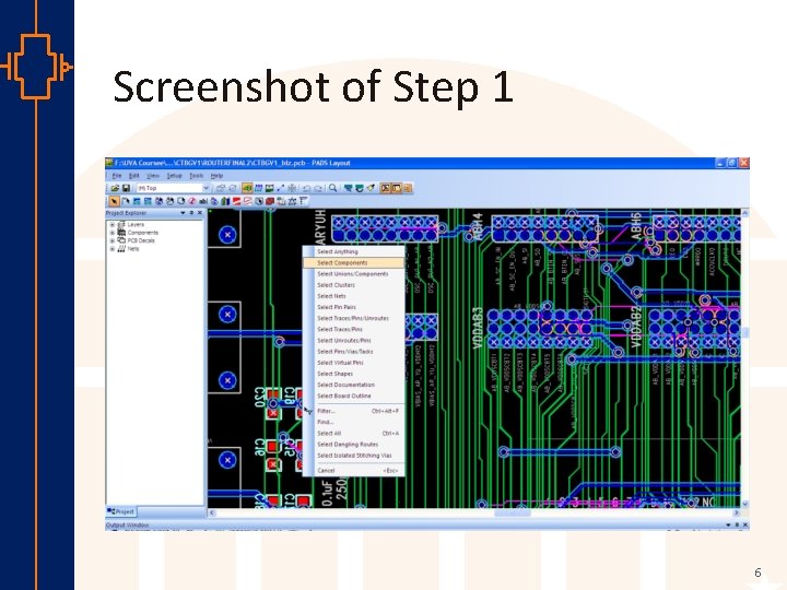 Screenshot of Step 1 st Robu Low er Pow VLSI 6 