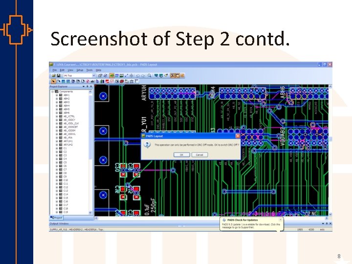 Screenshot of Step 2 contd. st Robu Low er Pow VLSI 8 