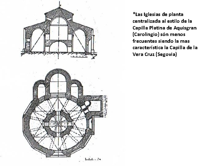 *Las Iglesias de planta centralizada al estilo de la Capilla Platina de Aquisgran (Carolingio)