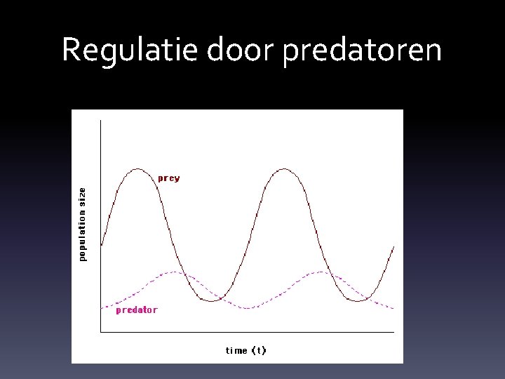 Regulatie door predatoren 