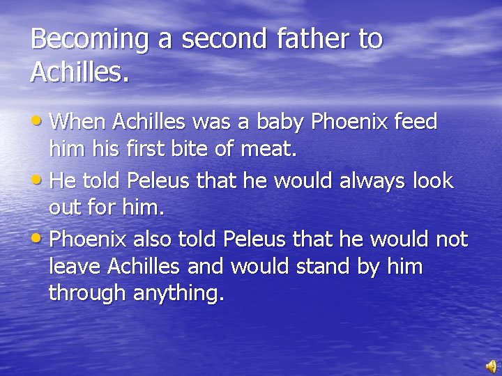 Becoming a second father to Achilles. • When Achilles was a baby Phoenix feed
