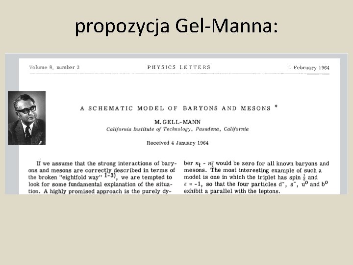 propozycja Gel-Manna: 