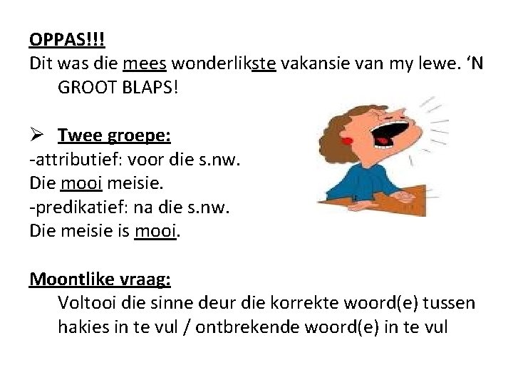 OPPAS!!! Dit was die mees wonderlikste vakansie van my lewe. ‘N GROOT BLAPS! Ø