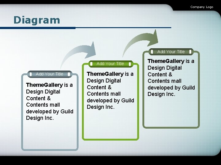 Company Logo Diagram Add Your Title Theme. Gallery is a Design Digital Content &