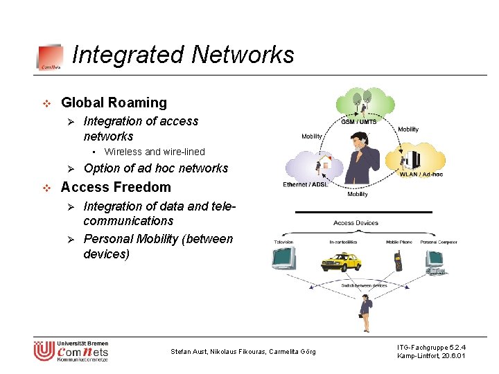 Mobility Management in Integrated Network Platforms Stefan Aust