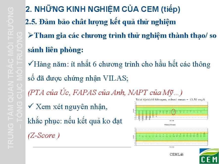 TRUNG T M QUAN TRẮC MÔI TRƯỜNG – TỔNG CỤC MÔI TRƯỜNG 2. NHỮNG