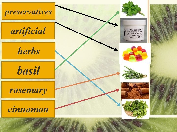 preservatives artificial herbs basil rosemary cinnamon 