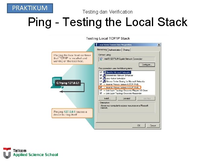 PRAKTIKUM Testing dan Verification Ping - Testing the Local Stack 