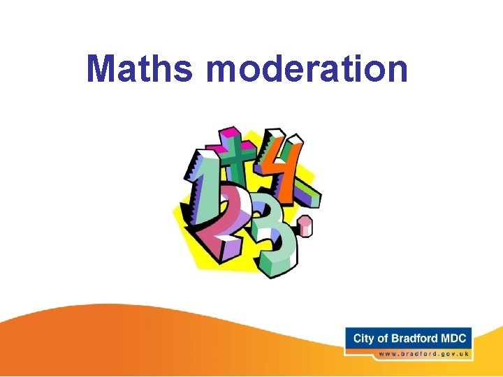 Maths moderation 