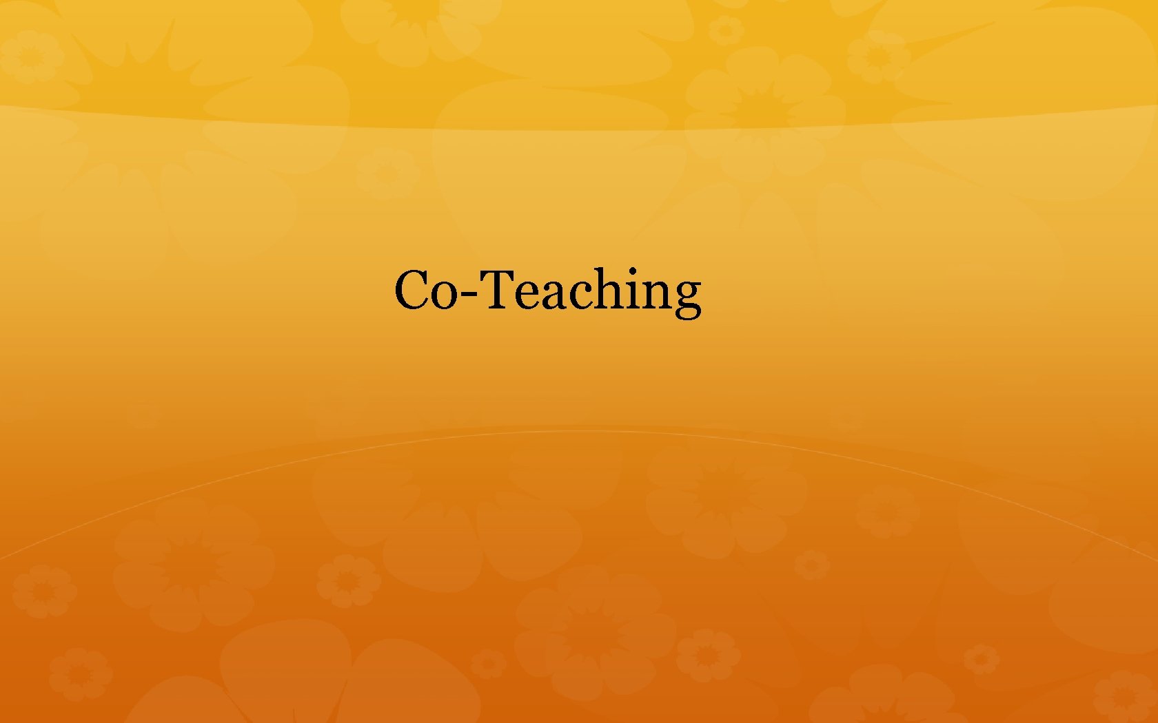 Co-Teaching 