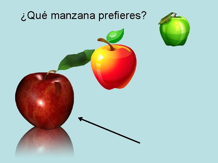 ¿Qué manzana prefieres? 