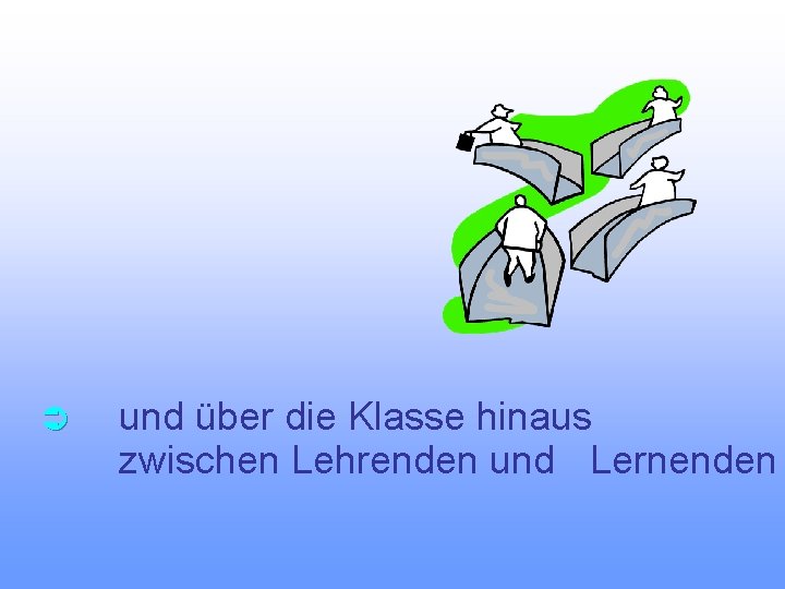 Ü und über die Klasse hinaus zwischen Lehrenden und Lernenden 