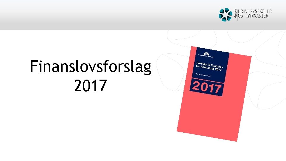 Finanslovsforslag 2017 