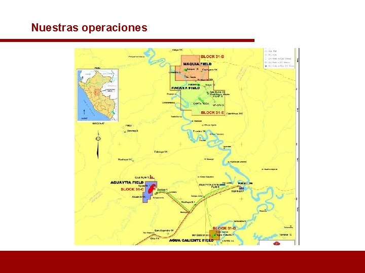 Nuestras operaciones 