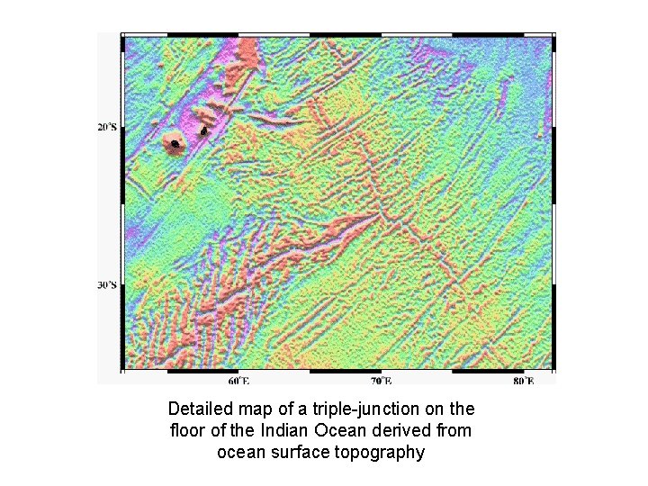 Detailed map of a triple-junction on the floor of the Indian Ocean derived from