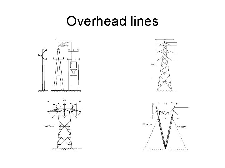 Overhead lines 