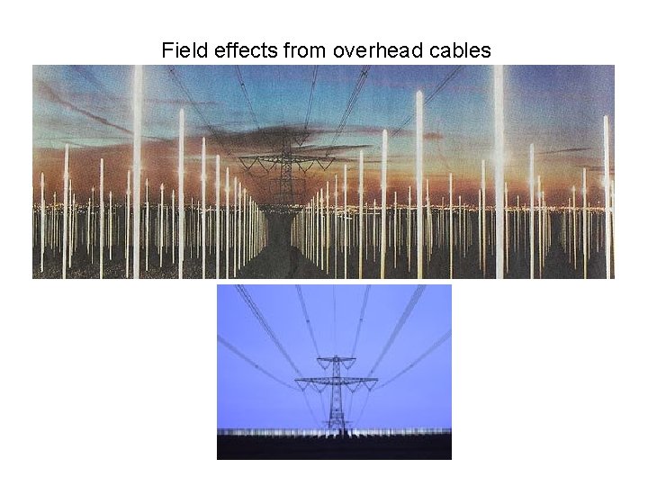 Field effects from overhead cables 