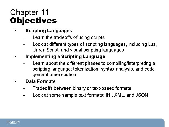 Chapter 11 Objectives § § § Scripting Languages – Learn the tradeoffs of using Chapter 11 Objectives § § § Scripting Languages – Learn the tradeoffs of using