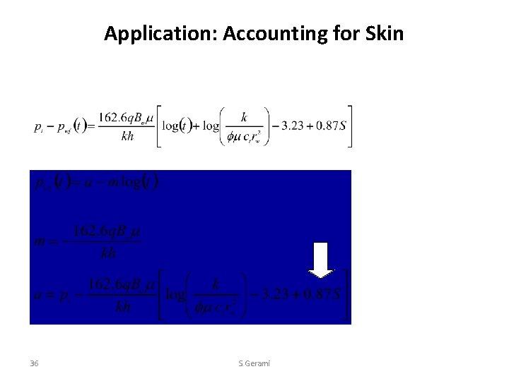 Application: Accounting for Skin 36 S. Gerami 