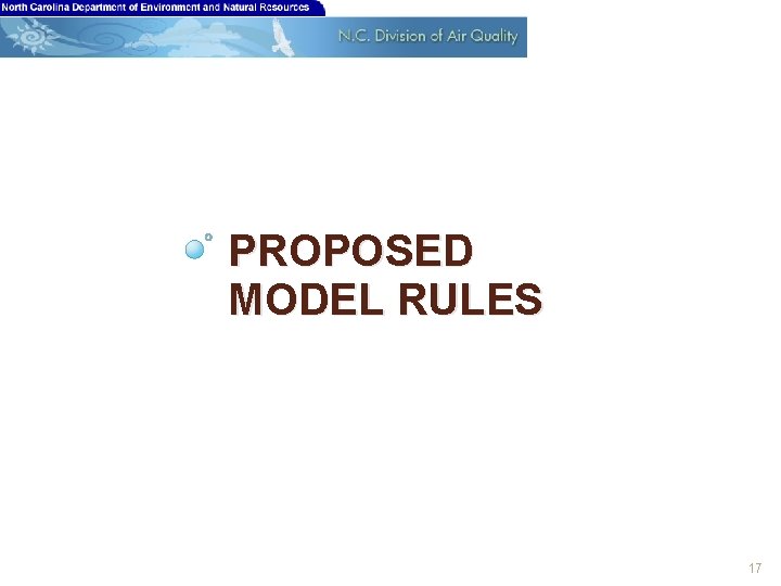 PROPOSED MODEL RULES 17 