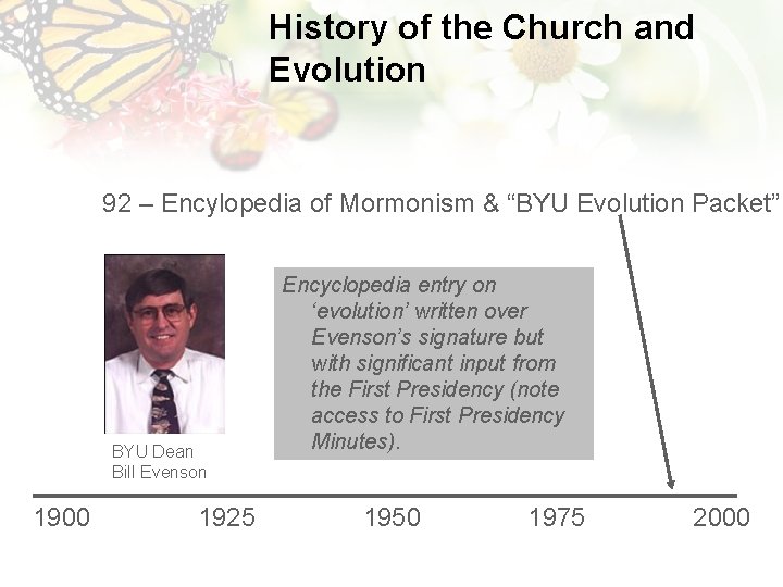 History of the Church and Evolution 92 – Encylopedia of Mormonism & “BYU Evolution